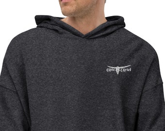 Cattle Cartel sueded fleece hoodie, extra soft