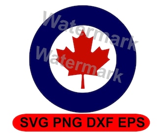 RCAF Roundel 1965-Current svg png dxf eps