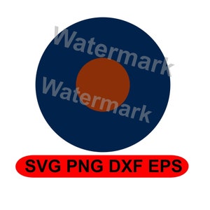 RAF Roundel Type B svg png dxf eps
