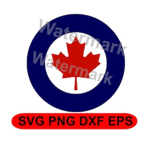 RCAF Roundel 1965-Current svg png dxf eps