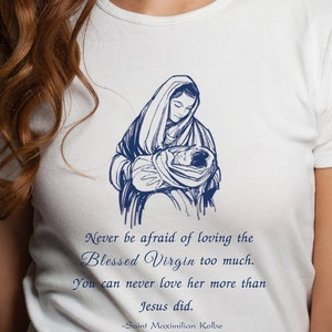 Mother Mary shirts, Saint shirts, Catholic shirts, Blessed Mother tshirts, Mama Mary, Mother Mary, Christian tee, Virgin Mary tops, Woman