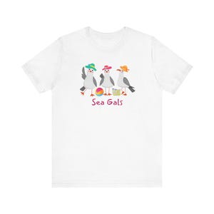 Beach shirt, sea gulls, Sea Gals shirt, happy shirts, Salt Life tee, Women&#39;s gifts