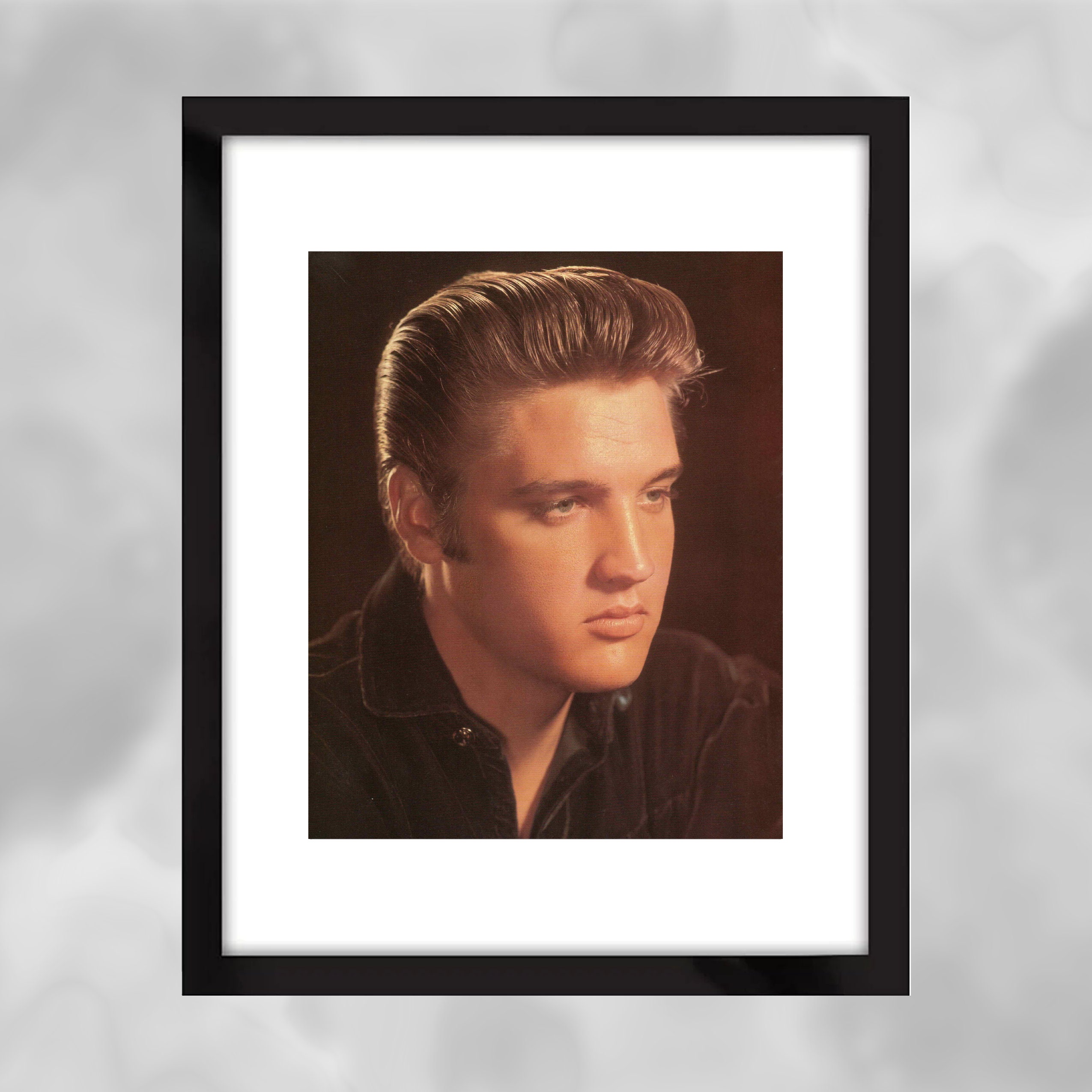 Elvis Presley Mounted and Framed Vintage Print Etsy