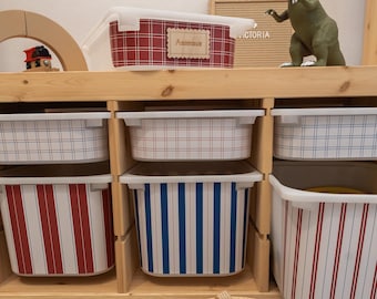 IKEA Trofast Stickers, 7 Heritage Patterns