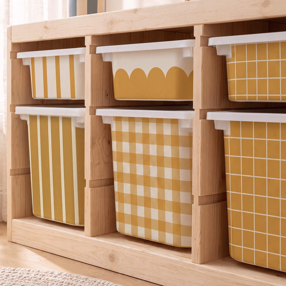 IKEA Trofast Vinyl Sticker, Mustard Yellow Matte Decal in S-XL Sizes ...