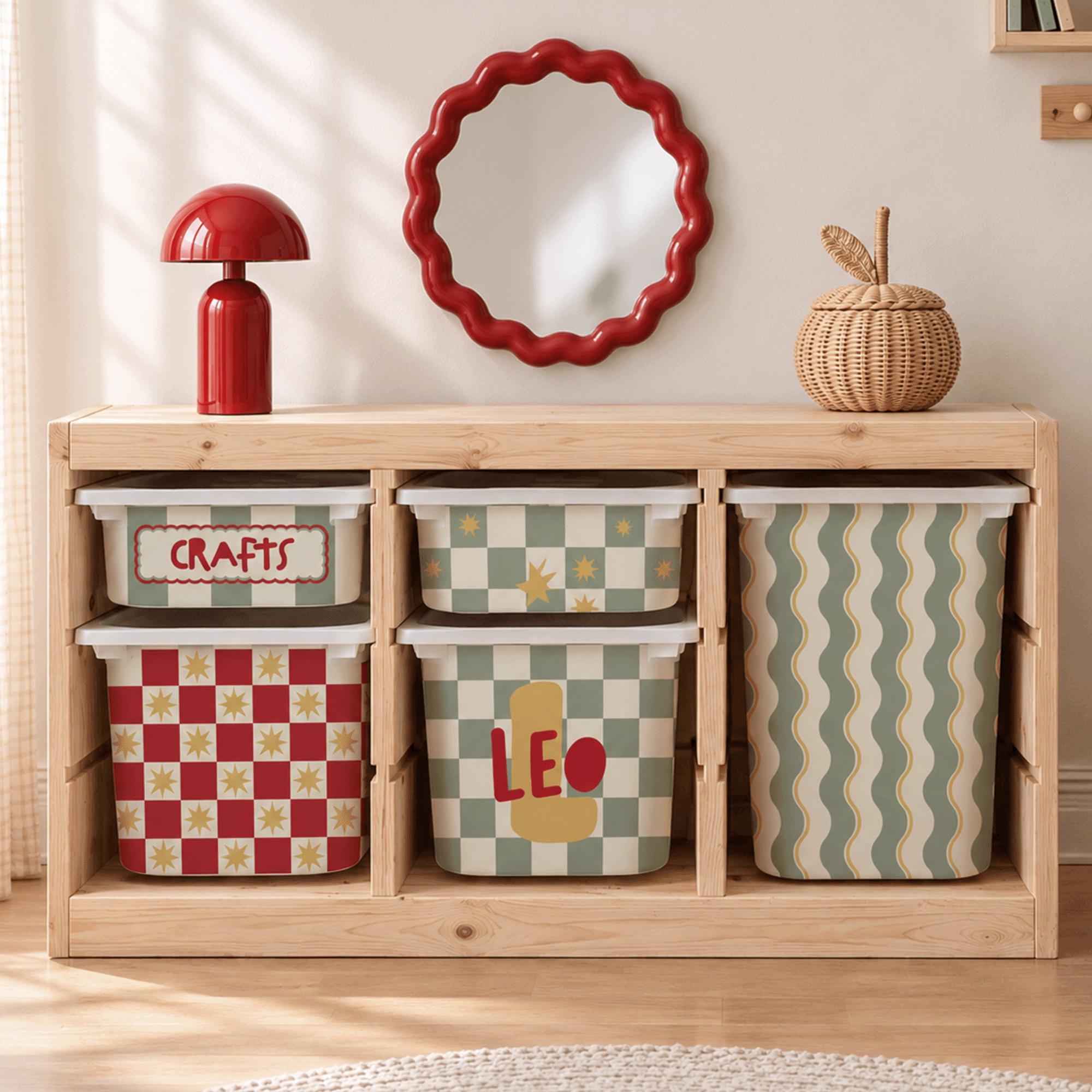 Ikea glass container storage lids