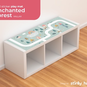 Sticker for Ikea KALLAX Enchanted Forest - Furniture decal for Playroom