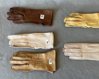 Women's Leather Gloves from 1950s