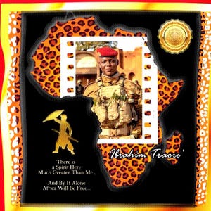Ibrahim Traore’ African Freedom jersey