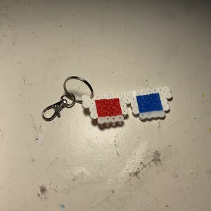 Sapnap Minecraft Skin Perler Bead Keychain Minecraft 