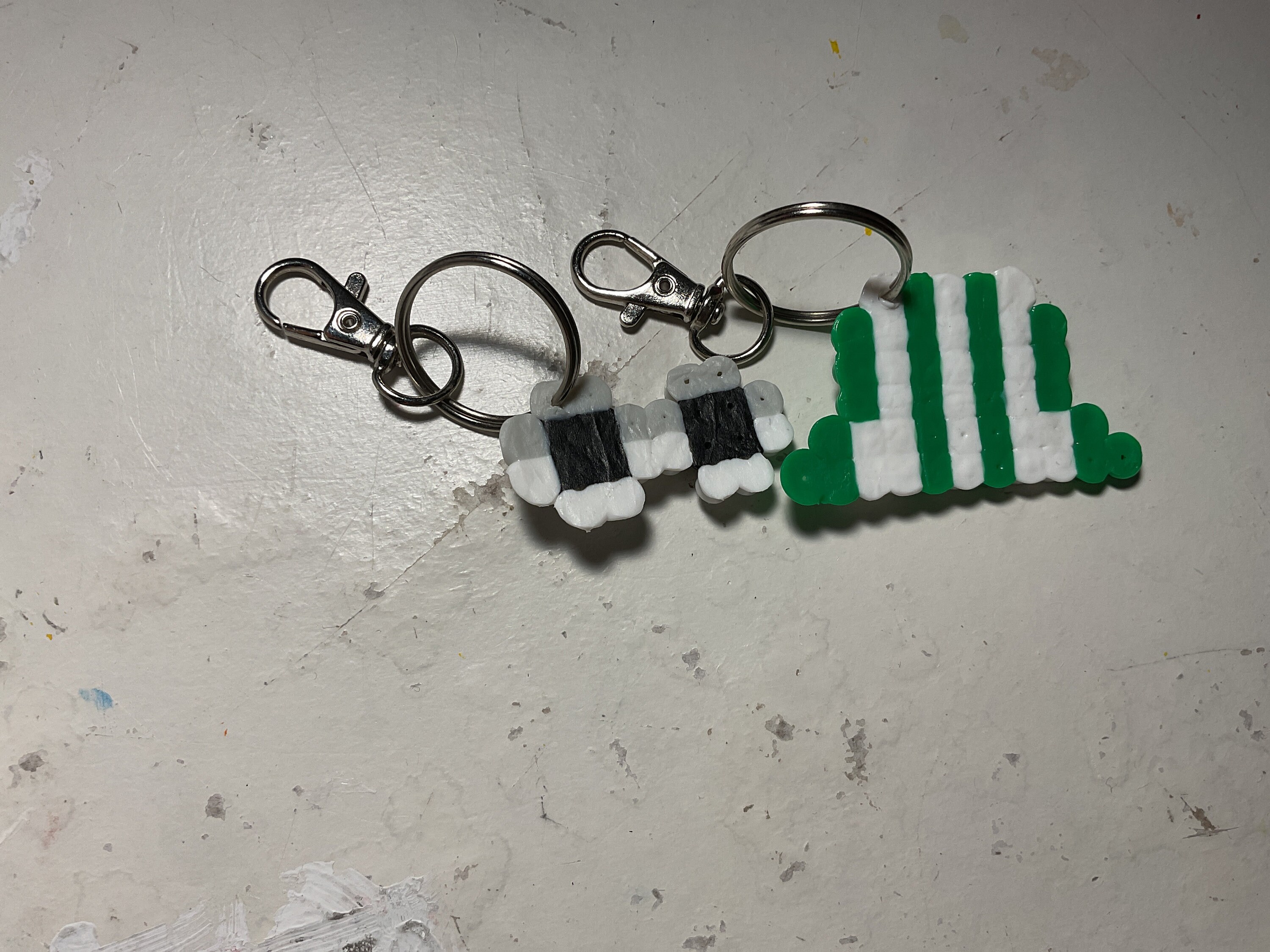 Quackity SMP Wilbur Soot MCYT Minecraft Skin Earrings Perler QSMP DSMP