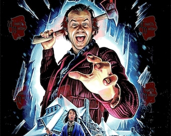 The Shining , Scary film Halftone voor zwart shirt, film dtf, film png , jack Nicholson , png , dtf-overdrachten