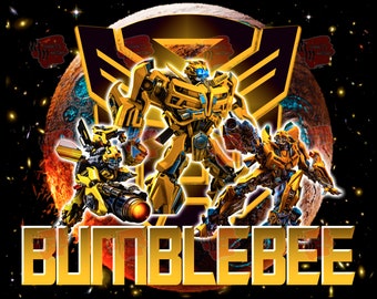 Movie Dtf, Transformers DTF, Bumblebee design, transformers transfers, Png transfers , Robot transfers