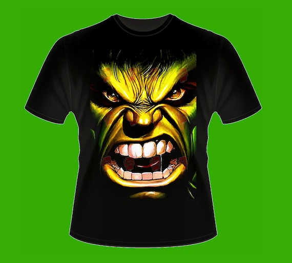 Halftone PNG for black shirt hulk character