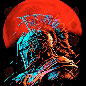 Spartans design, Spartan transfers, gladiator Png, dtf transfers, the 300, Spartan fighters, 2 Png files-  1 halftone and one solid