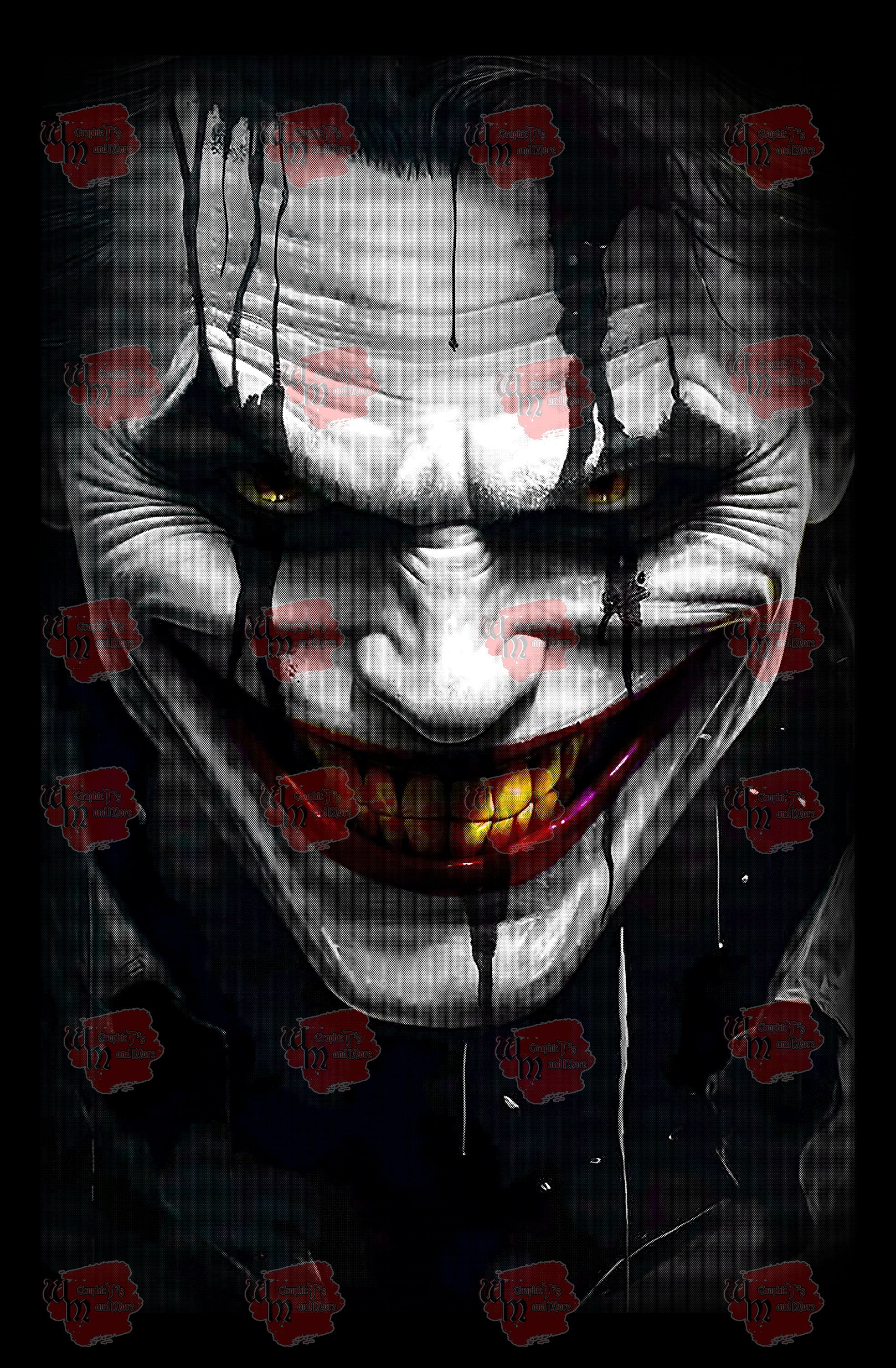 The Joker Transparent Halftone Png File , Joker T Shirt