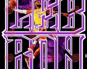 Lebron Basketball PNG, Lakers Black Shirt Transfer ,Dtf design, png design, sports design