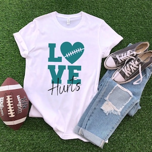 Philadelphia Eagles T Shirt, Eagles T Shirt, Love Hurts, Jalen Hurts T Shirt, It&#39;s A Philly Thing, Eagles Nation, Football T Shirt