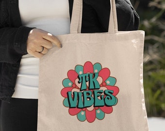 TK Teacher Canvas Tote I Transitional Kindergarden Last Day of School TK Diploma tk teacher tote groovy teacher tote back to school