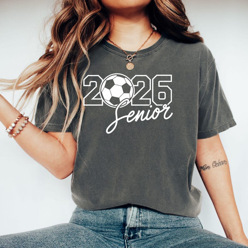 2026 Senior Soccer Shirt, Soccer Graduation Tee, Class of 2026 Senior Gift, Soccer Player Senior Year Shirt