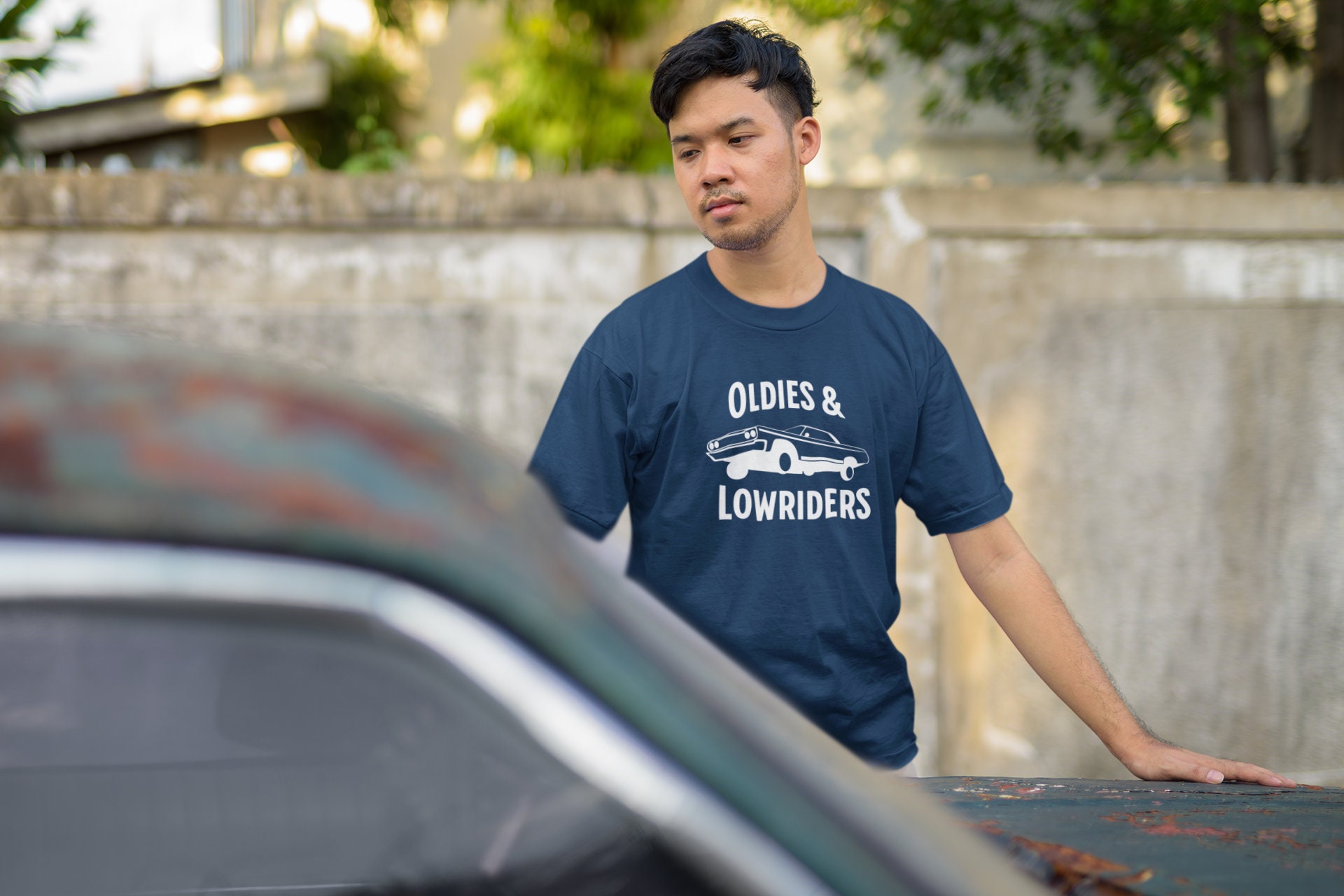 Lowrider Impala Six Fo Chicano Clothing Mexican American La Long Sleeve T- Shirt - Foto 10