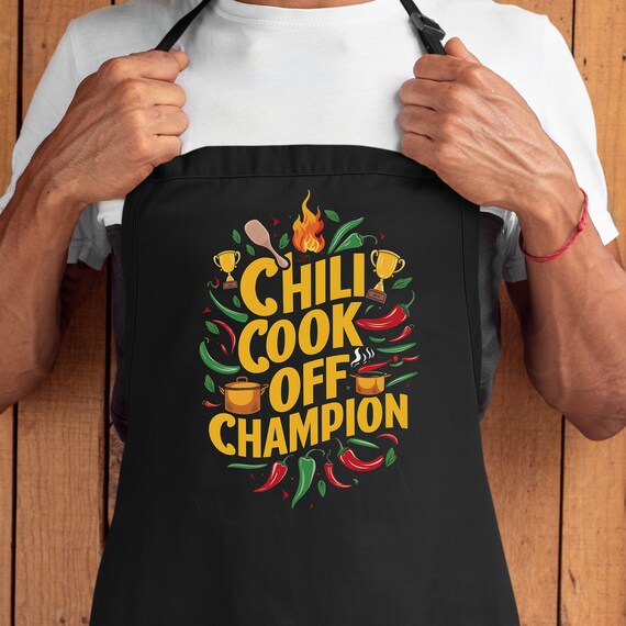 Skicuff Chili Cook Off Apron And Hat Set - 1st 2nd 3rd Place Prizes, Adjustable Cooking Aprons, 6 Pcs - View #6