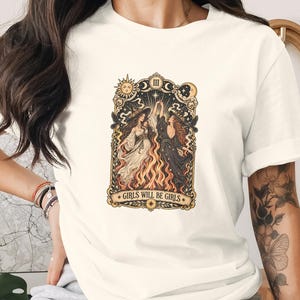 Girl Will Witch Halloween Funny Feminist Basic Vintage T-Shirt