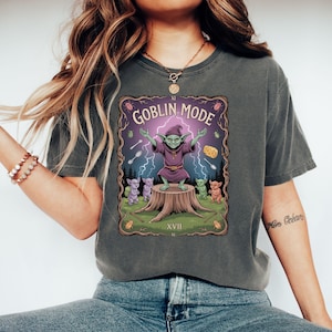 Goblin Mode T-Shirt, Hoodie, Sweatshirt, lustige Goblincore Kleidung, schrulliges Fantasy Design, Goblincore Ästhetik, von Meme inspiriert