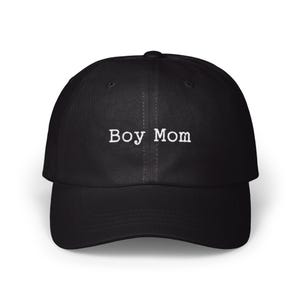 Boy Mom Embroidered Hat, Gift for Mom, Mother&#39;s Day Hat, Baseball Cap, New Mom Hat, Cool Mom, Trendy Hat