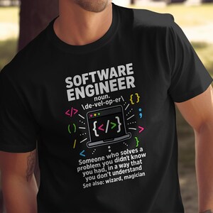 Rolig programmerare mjukvaruingenjör kodare datorutvecklare programmeringsdefinition t-shirt