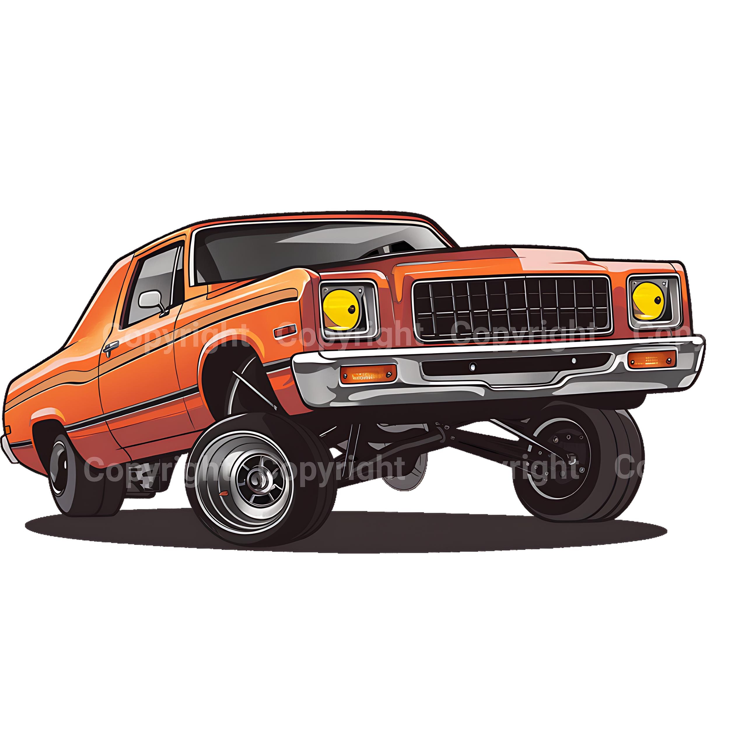 Lowrider Clipart Bundle SVG PNG Sublimation Design Car Enthusiast Gift ...