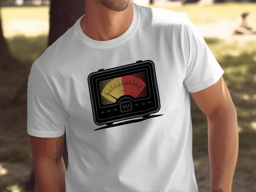 VU Meter T-shirt, Audio Engineer Tee, Sound Mixer Gift, DJ Shirt ...