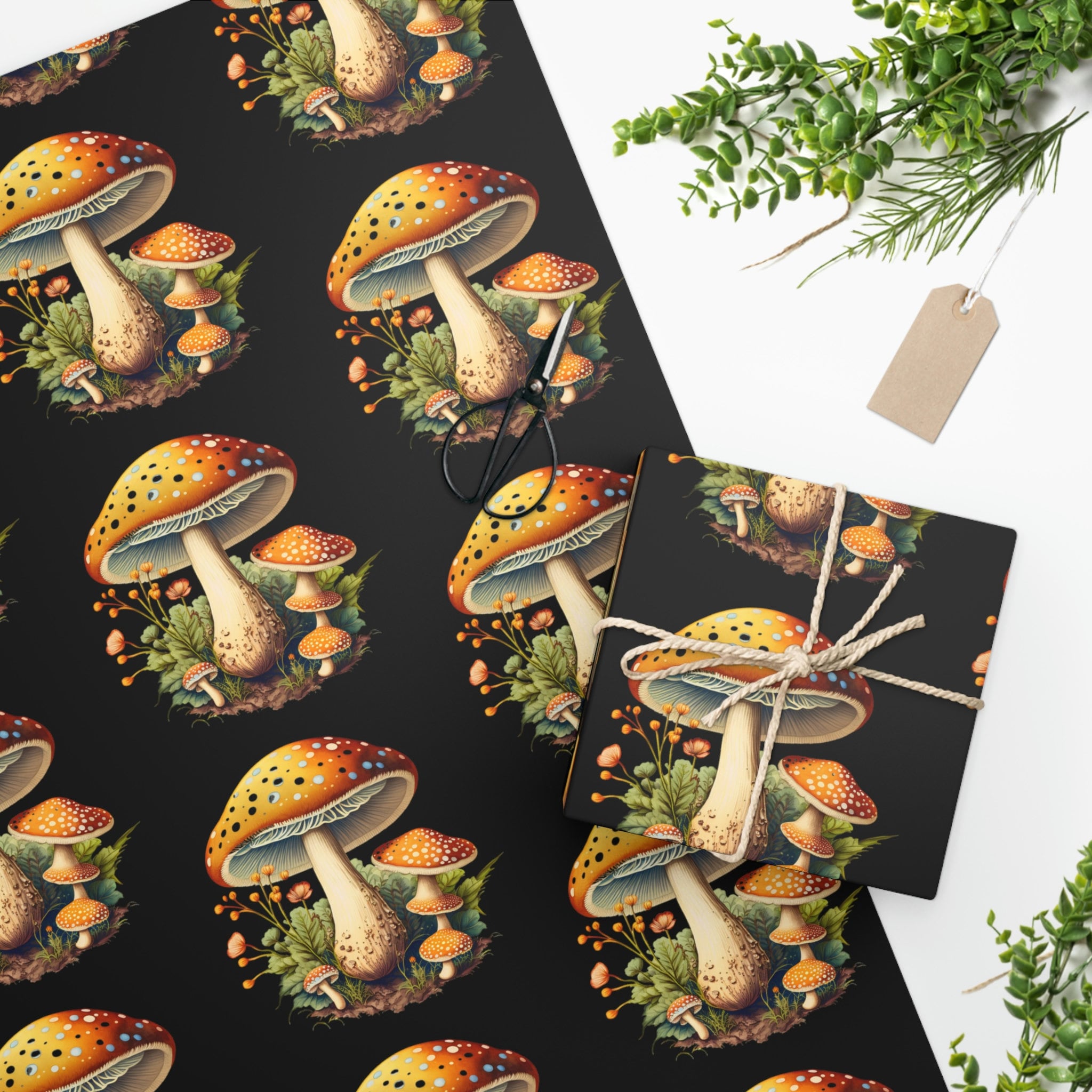 Mushroom Wrapping Paper — Visionaries + Voices