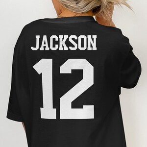 Custom Jackson 12 T Shirt, Personalized Sports Jersey Tee, Custom Team Shirt, Family Matching Shirts, Personalized Gift Idea