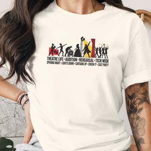 Theatre Thespian Sport Funny Vintage Musical Theater Drama Life T-Shirt