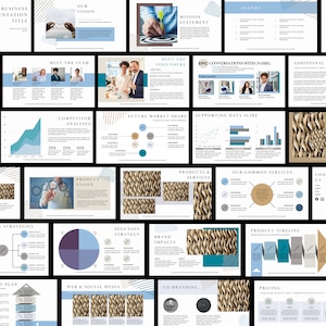 Présentation de 30 diapositives pour informer, éduquer, motiver et persuader, Modèle Canva, Présentation commerciale, Google Slides, PowerPoint, argumentaire de vente