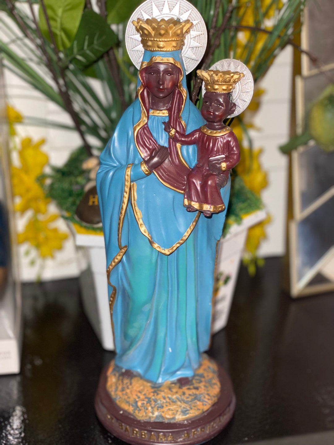 BLESSED 12inch Santa Barbara Africana / Ezili Dontar Etsy