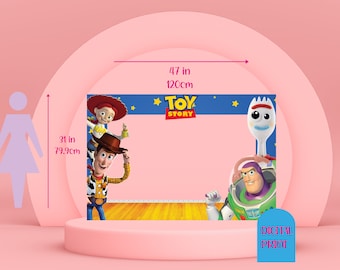 toy story selfie frame, toy story party, toy story decoration, toy story selfie