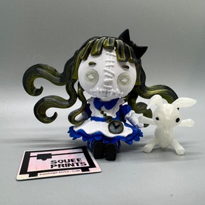 Alice in Wonderland with Rabbit | Creepy Voodoo Doll | Glow in the Dark