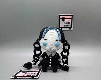 Goth Doll | Voodoo Doll | Baby Bat | Glow in the Dark | Spooky Figurine | Jezebel
