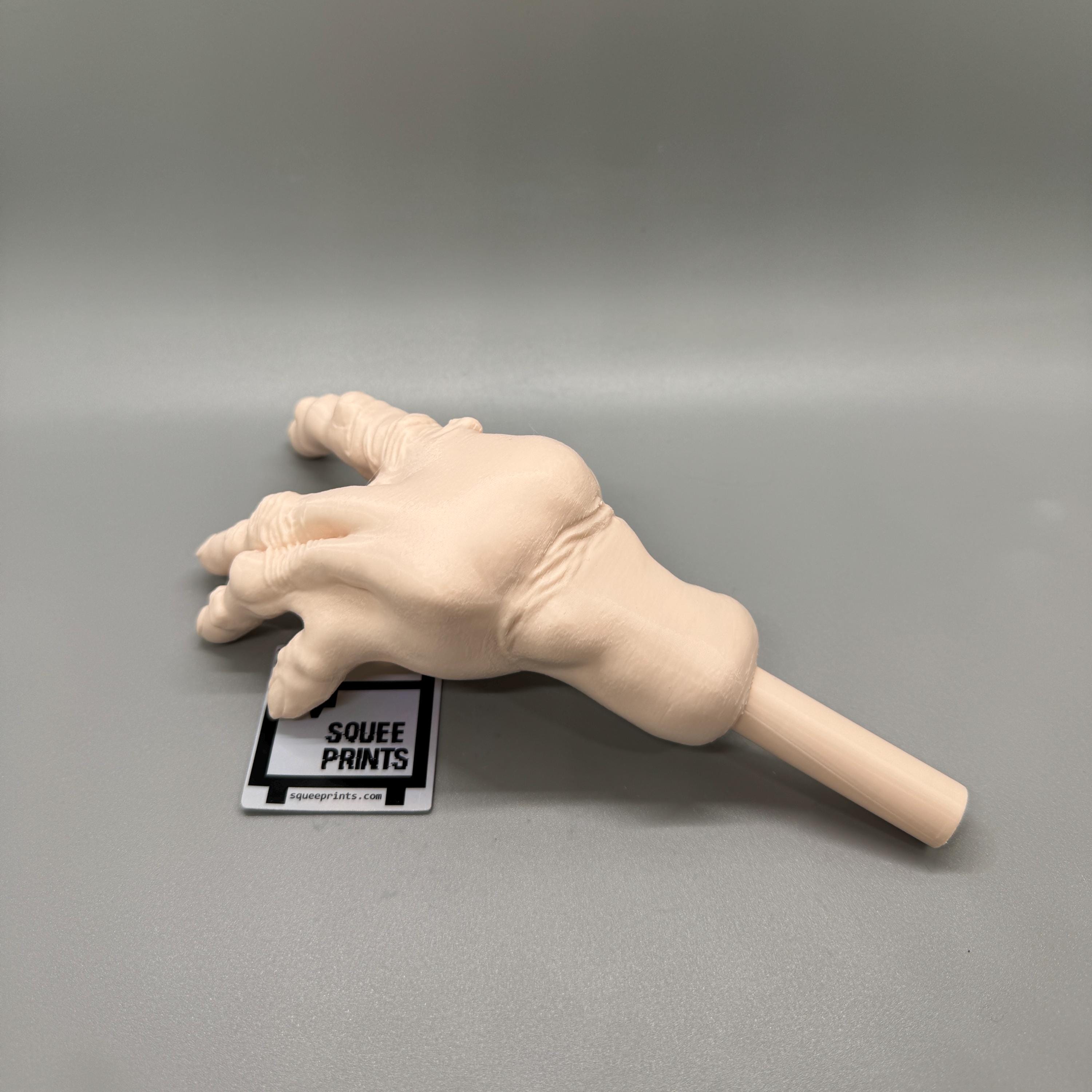 BDPWSS Topflappen „Take My Strong Hand“ – Gruselfilm-Zitat, 18x22 Cm | Hitzebeständig & Maschinenwaschbar