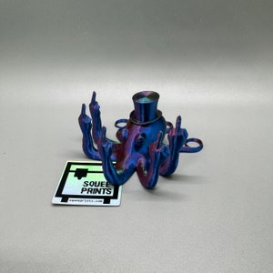 Sir Fucktopus Prank Gift Middle Finger Octopus RGB Silk