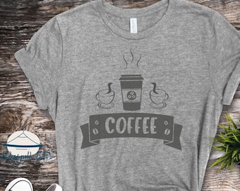 coffee Sweatshirt, Coffee Lover Shirt, Coffee Sweater, Funny Coffee Shirt, Cute Coffee Tee, Coffee Drinker Gift for Women Women's Crewneck