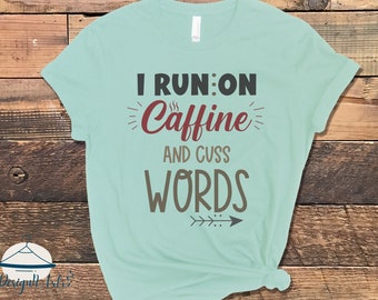 coffee sweatshirt, Coffee Lover Shirt, Womens Coffee Shirt, Funny Coffee Shirt for Women, Caffeine Addicted Tee, Cute Graphic Tees for Women
