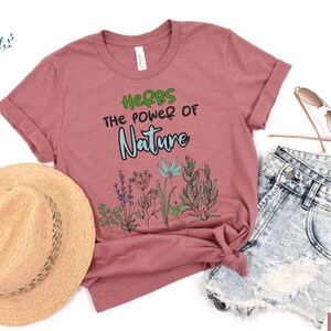 Herbology T-shirt, botanical shirt, plant lover gift, gardening shirt, gardening gifts, plant lovers, plant love, Gift for her, gift for him