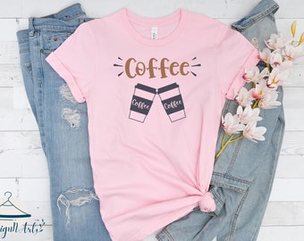 Coffee T-Shirt, Coffee Lovers Gifts, Funny Coffee Shirt, Funny Coffee Tee, Gift For Her, Drink Coffee Do Stuff