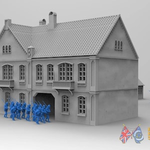 Sonderborg Town Set - 3D Printed for Histotical Wargaming & Dioramas.
