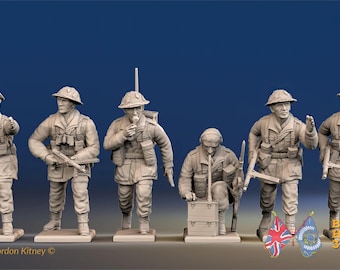 WW2 British Commandos - Command in Smocks - Multiple Scales