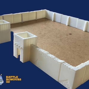 Arabic Town Walls - 3D Printed for Histotical Wargaming & Dioramas.