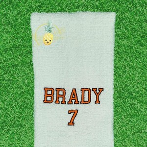 Personalized sport towel rally towel pitching towel customized sports towel gift for football player gift for baseball player soccer gift